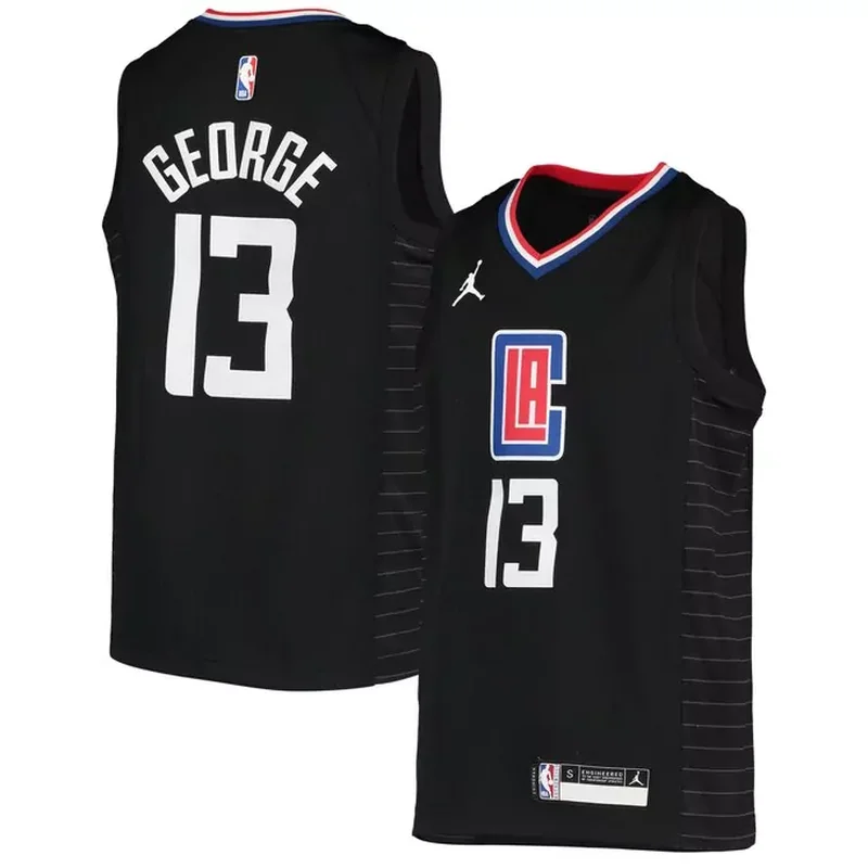 Kawhi Leonard LA Clippers Fast Break Player Jersey White Association Edition - Image 4