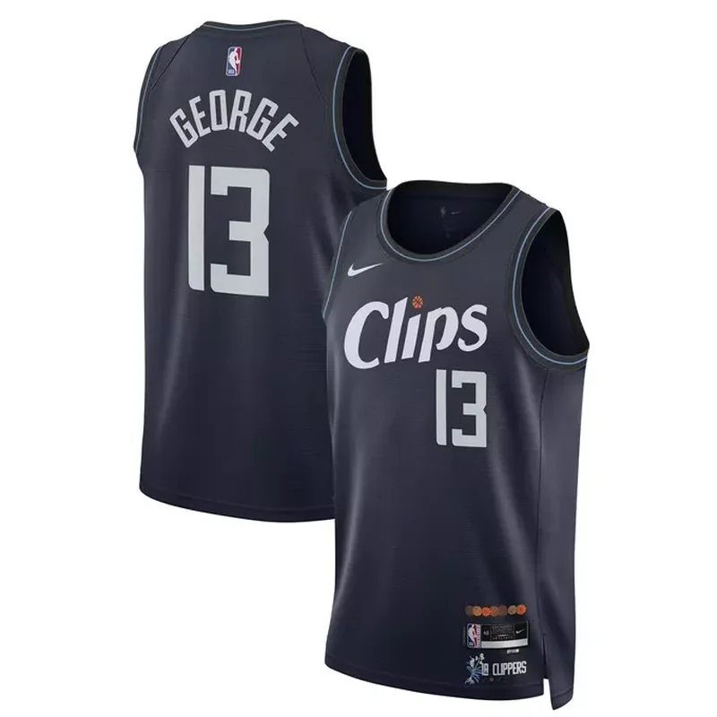 Paul George LA Clippers Unisex 2023/24 Jersey Navy City Edition