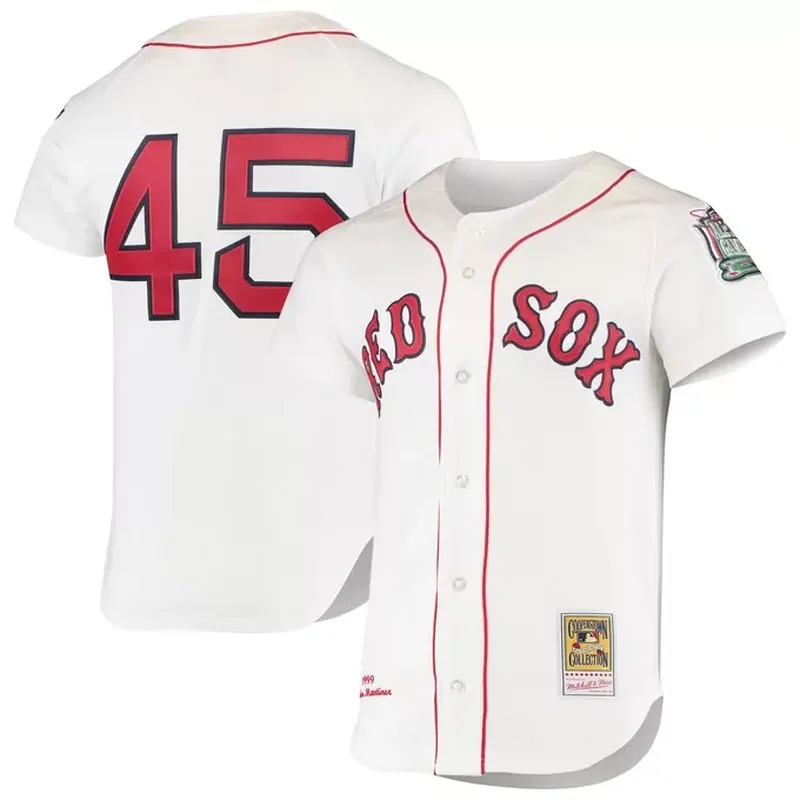 Pedro Martinez Boston Red Sox 1999 Cooperstown Collection Home Jersey White