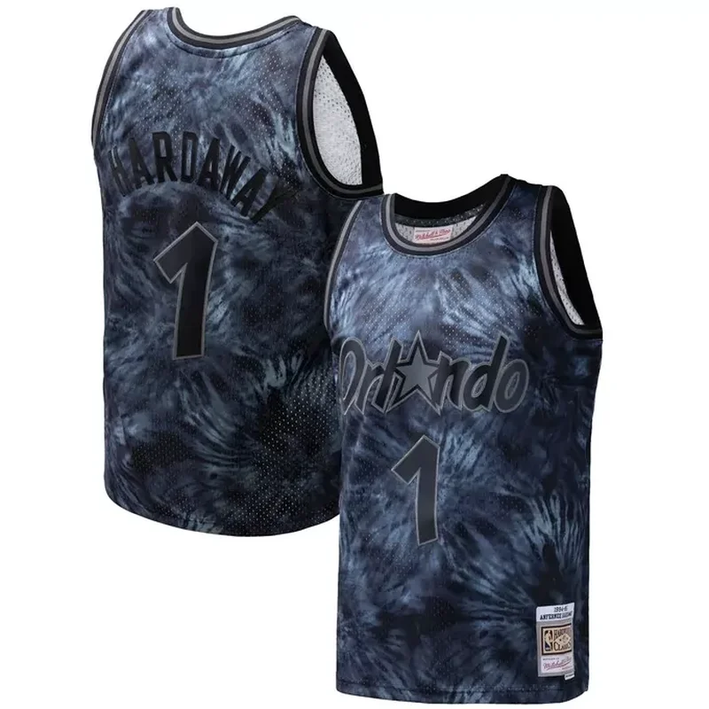 Penny Hardaway Orlando Magic Classics 1984/85 Tie-Dye Jersey Black