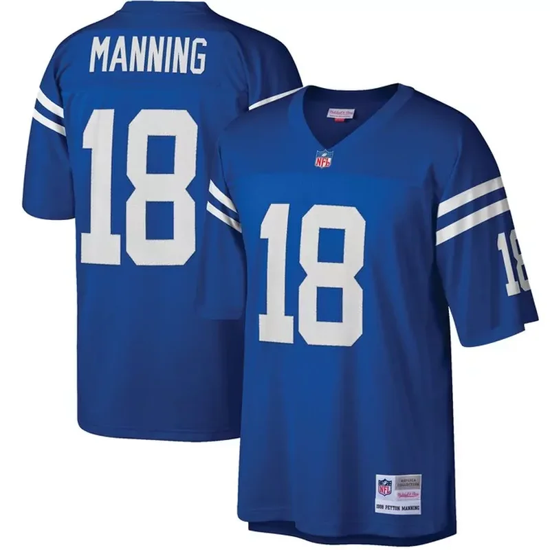 Peyton Manning Indianapolis Colts 1998 Retired Player Jersey Royal