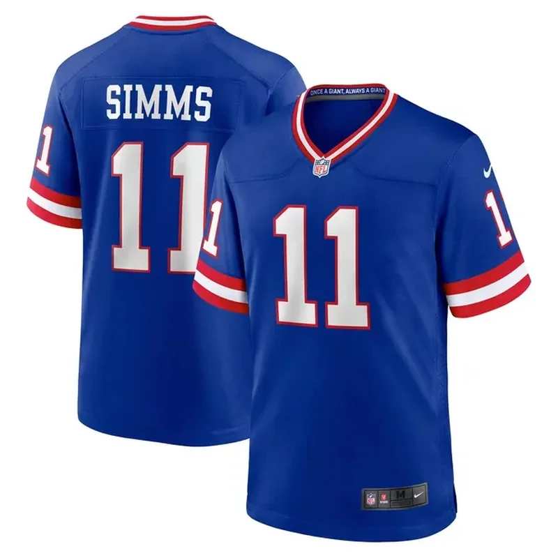 David Tyree New York Giants Game Retired Player Jersey Royal - Image 4