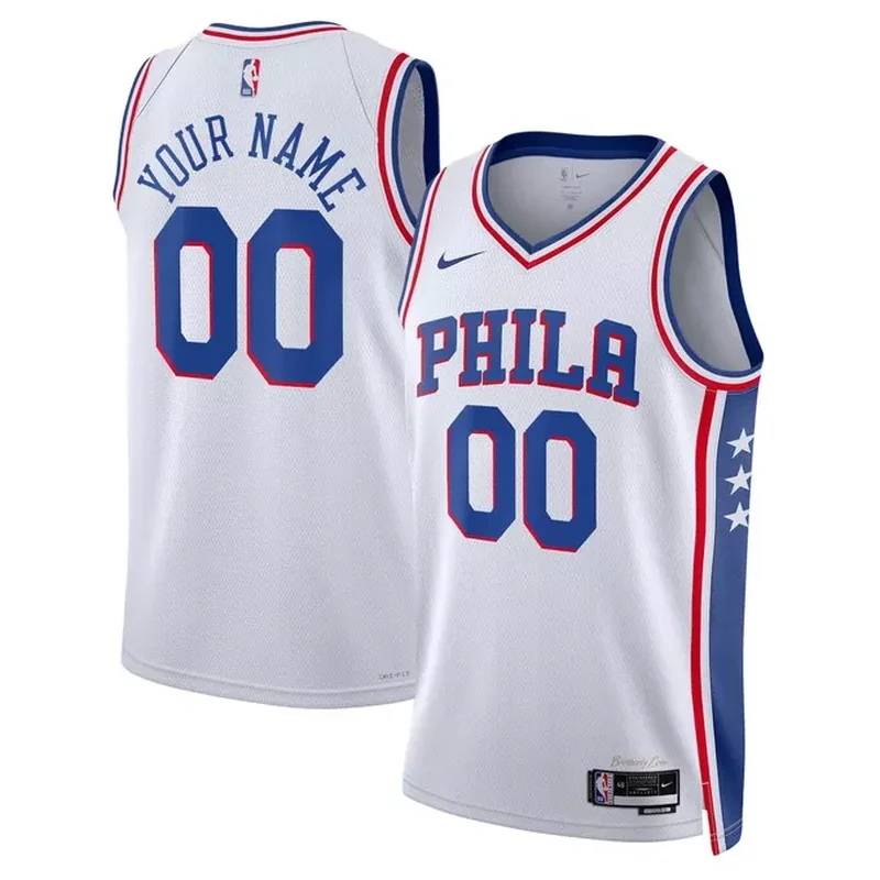 Julius Erving Philadelphia 76ers 1982/83 Classics Jersey Red - Image 2