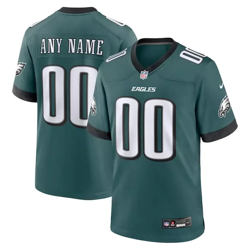 AJ Brown Philadelphia Eagles Player Game Jersey Midnight Green - Image 2