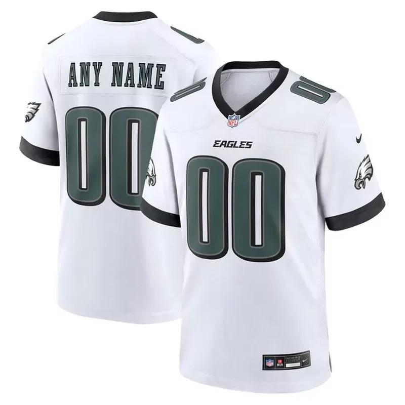 Jalen Hurts Philadelphia Eagles Player Jersey Midnight Green - Image 3