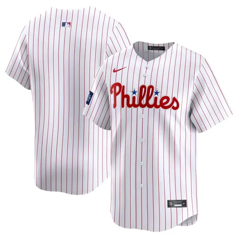 Philadelphia Phillies #1 Dad Home Jersey White - Image 4