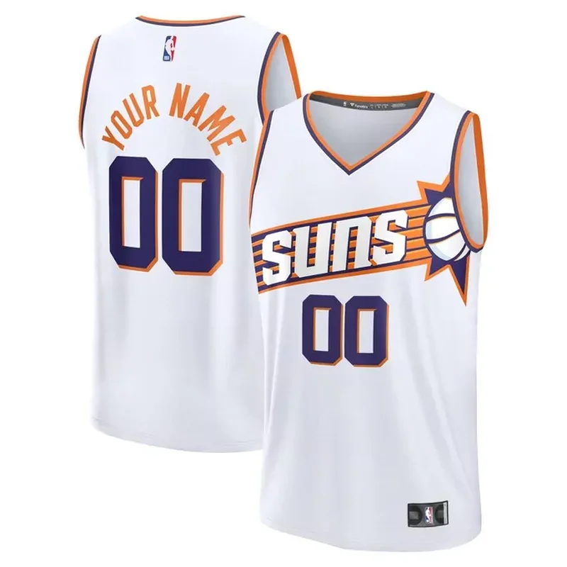 Phoenix Suns Custom Fast Break Jersey White Association Edition