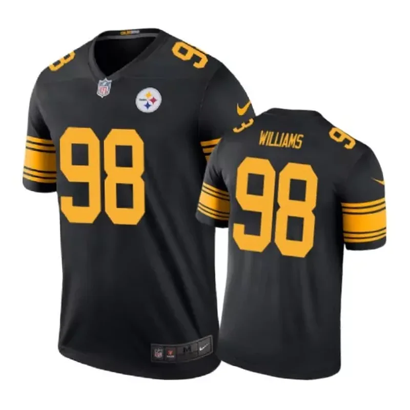 Pittsburgh Steelers #98 Vince Williams Color Rush Black Jersey
