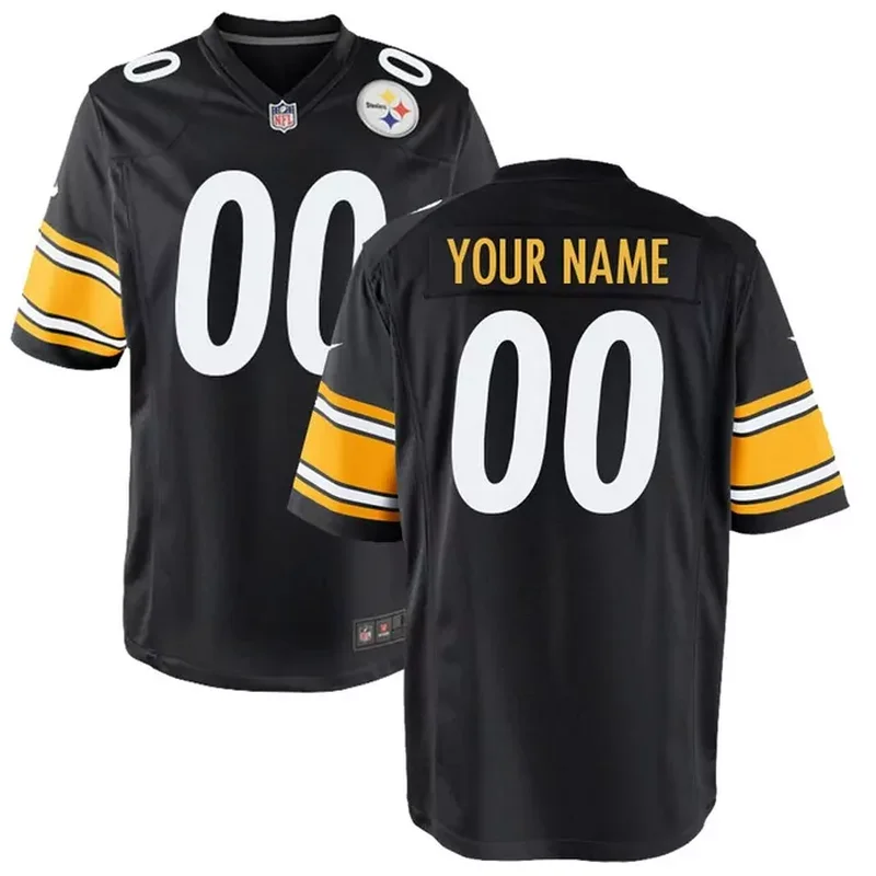 Najee Harris Pittsburgh Steelers RFLCTV Jersey Black - Image 3