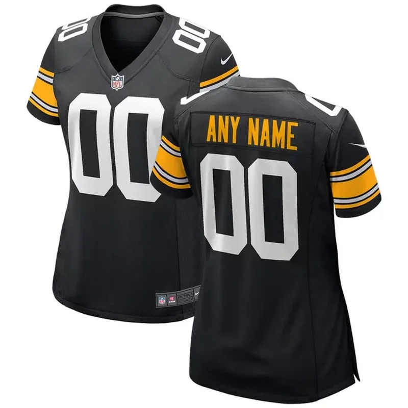 Jack Lambert Pittsburgh Steelers Womens Legacy Player Jersey Black - Image 5