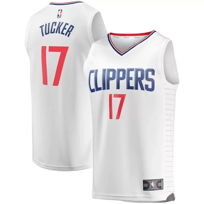 Bones Hyland LA Clippers Fast Break Player Jersey Association Edition White - Image 5
