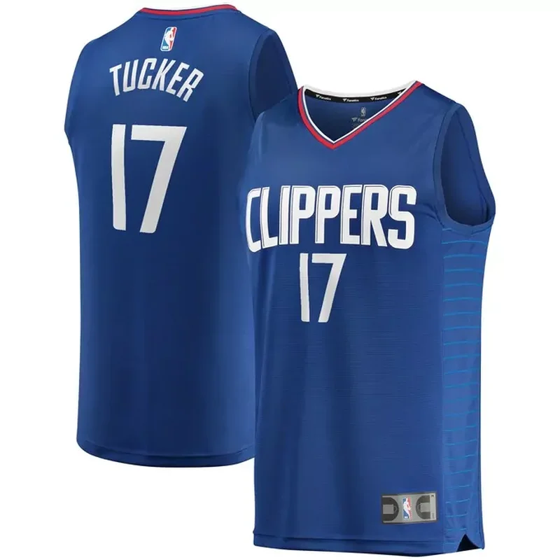 PJ Tucker LA Clippers Fast Break Player Jersey Icon Edition Royal