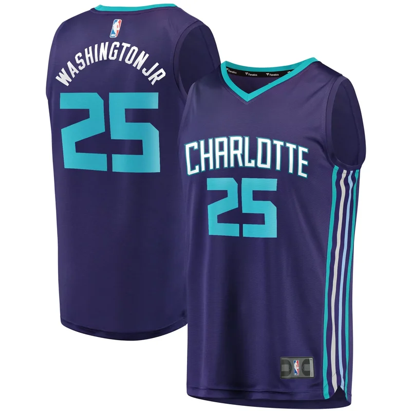 Jalen Mcdaniels Charlotte Hornets Fast Break Player Jersey - Statement Edition - Purple NBA - Image 2