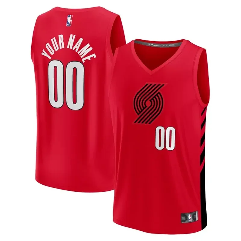 Shaedon Sharpe Portland Trail Blazers Fast Break Player Jersey Icon Edition Black - Image 3