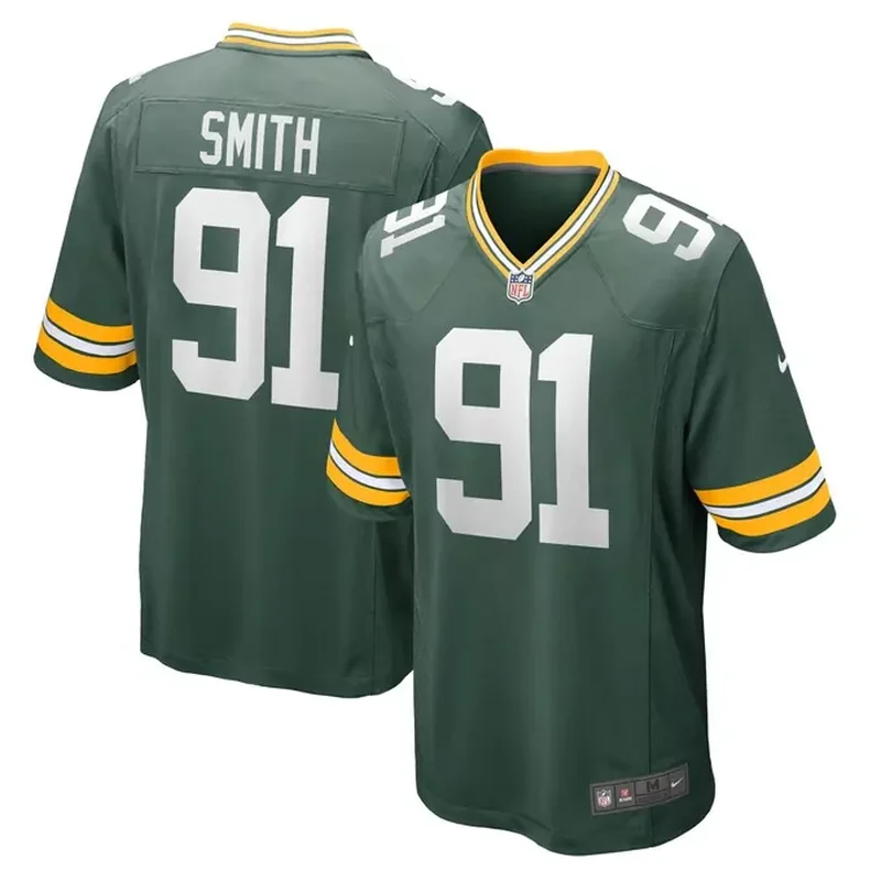 Preston Smith Green Bay Packers Game Team Jersey Green