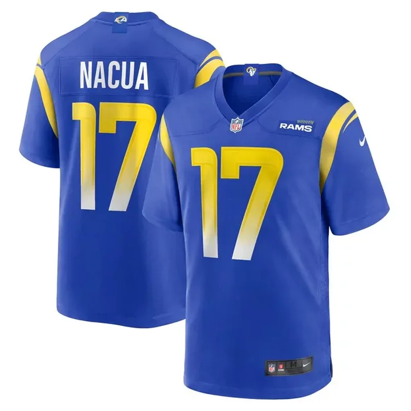 Puka Nacua Los Angeles Rams Home Game Jersey Royal
