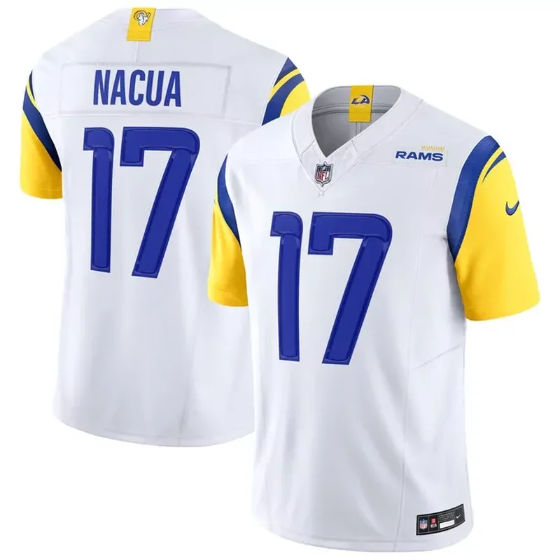 Puka Nacua Los Angeles Rams Vapor Fuse Jersey White