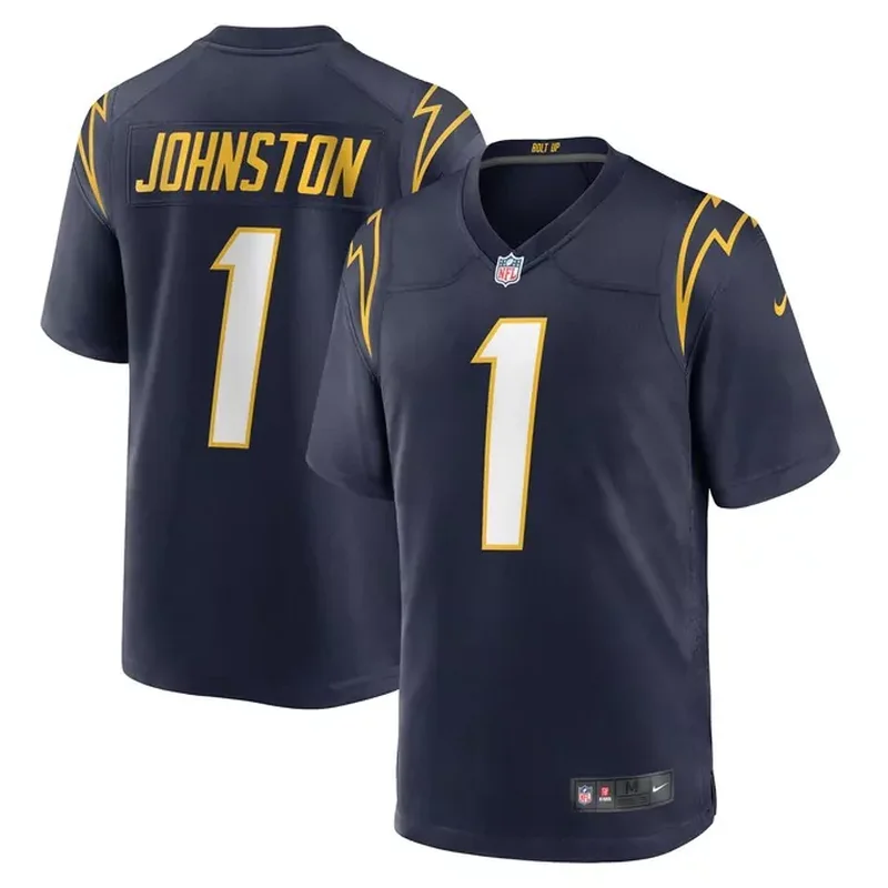 Quentin Johnston Los Angeles Chargers Alternate Game Jersey Navy
