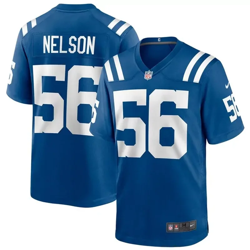 Indianapolis Colts Custom Game Jersey Royal - Image 2