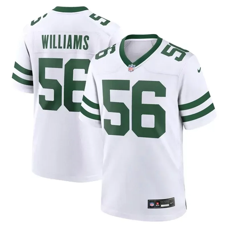 Breece Hall New York Jets Alternate Vapor Fuse Jersey Legacy Black - Image 5