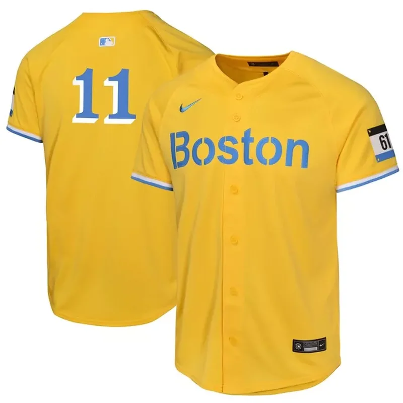 Rafael Devers Boston Red Sox City Connect Player Jersey Gold