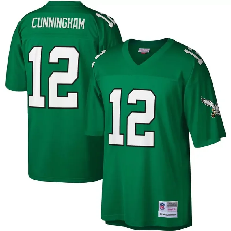 Philadelphia Eagles Womens Alternate Custom Game Jersey Black - Image 2