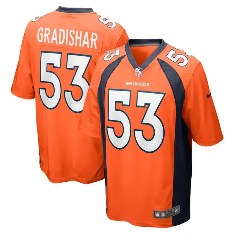 Randy Gradishar Denver Broncos Retired Player Game Jersey Orange