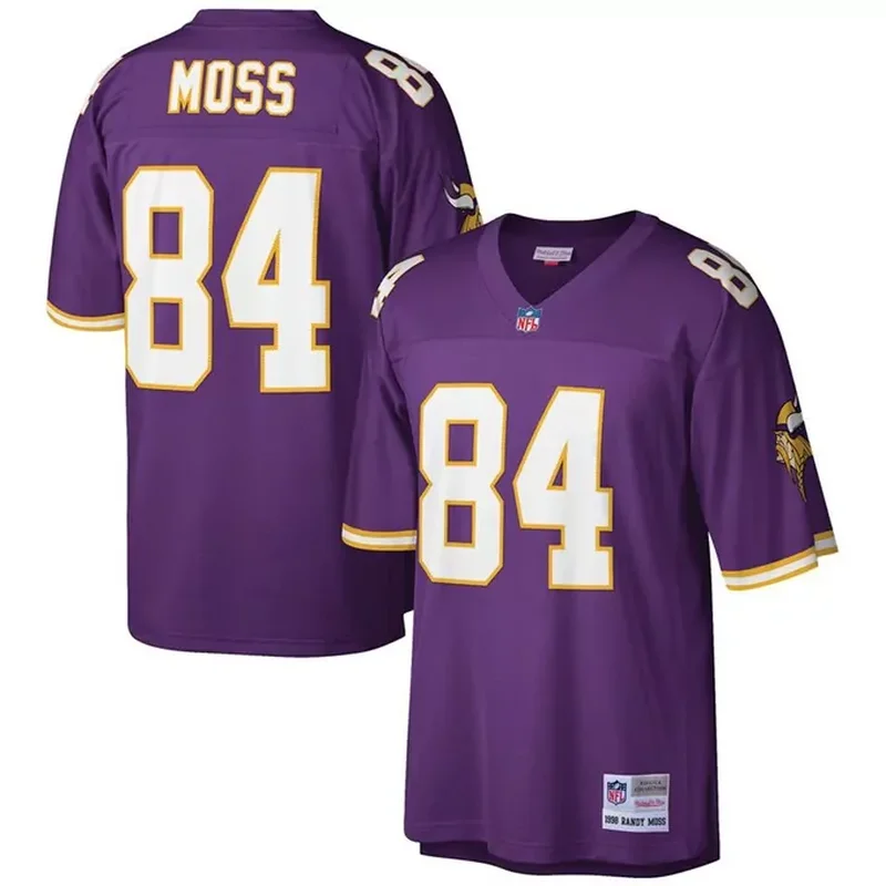 Randy Moss Minnesota Vikings 1998 Retired Player Jersey Purple