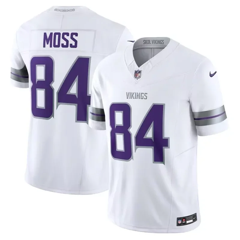 Randy Moss Minnesota Vikings 1998 Retired Player Jersey Purple - Image 4