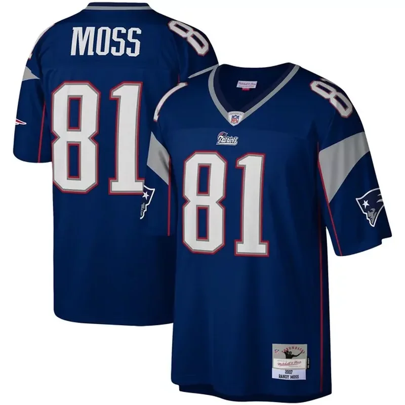 Randy Moss New England Patriots Legacy Jersey Navy