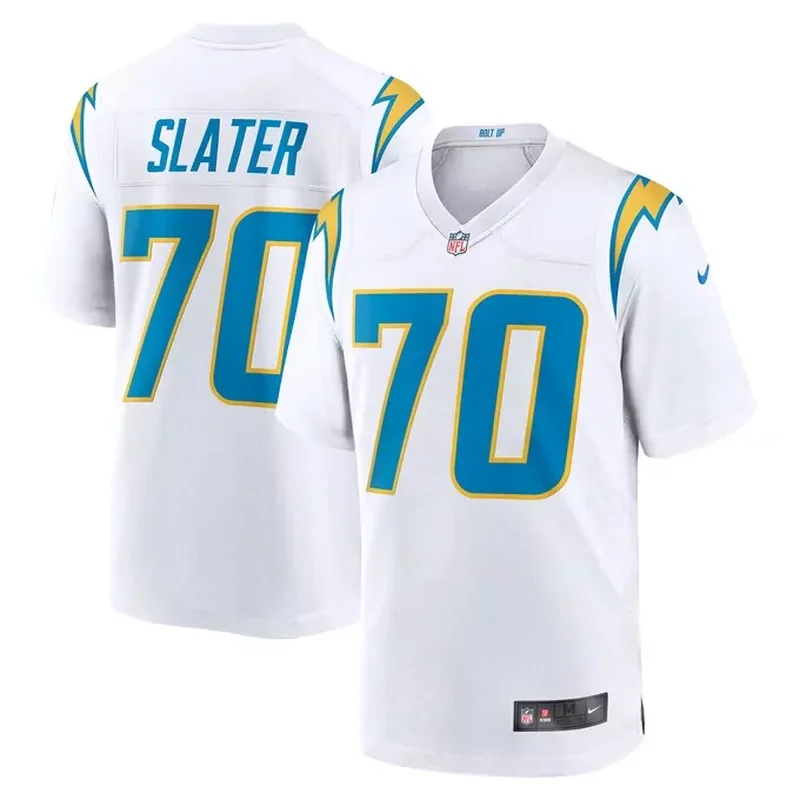 Rashawn Slater Los Angeles Chargers Game Jersey White