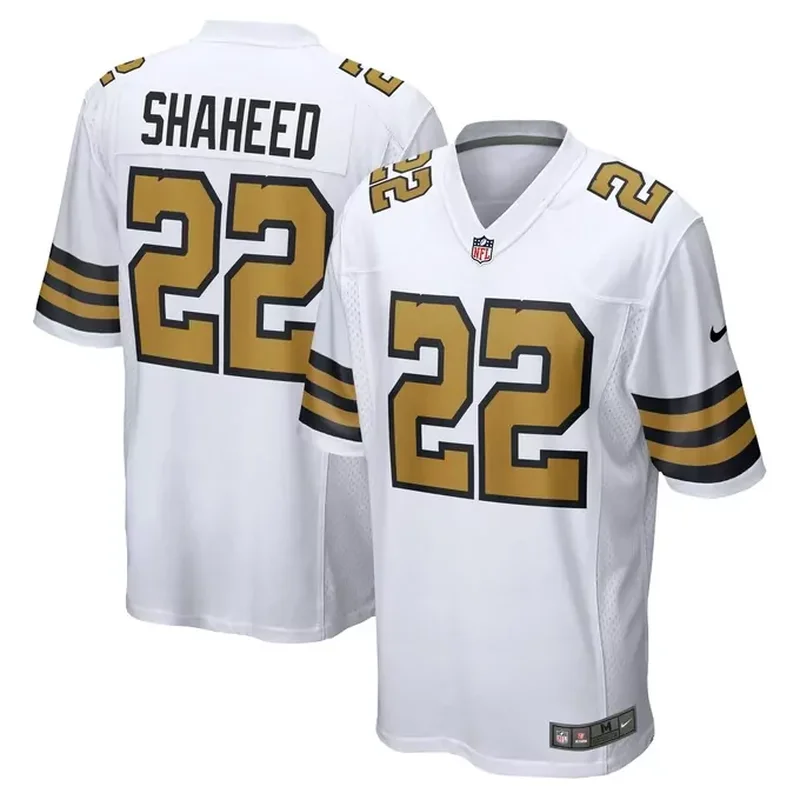 Pete Werner New Orleans Saints Game Jersey Black - Image 4
