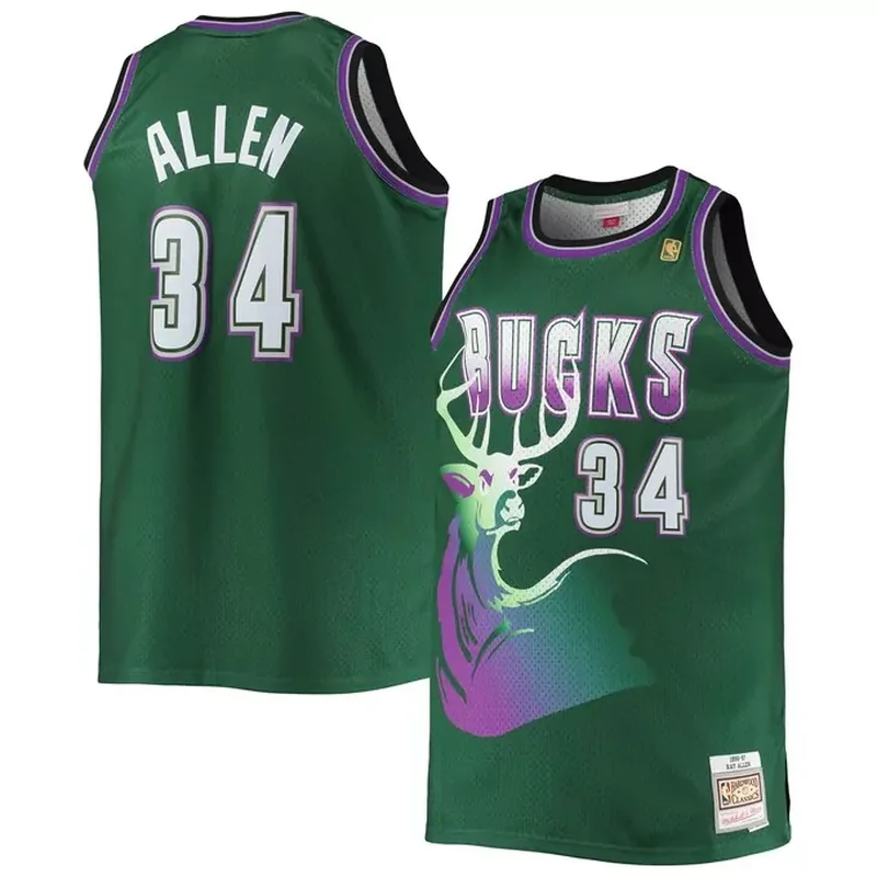 Milwaukee Bucks Custom Fast Break Jersey Statement Edition Black - Image 2