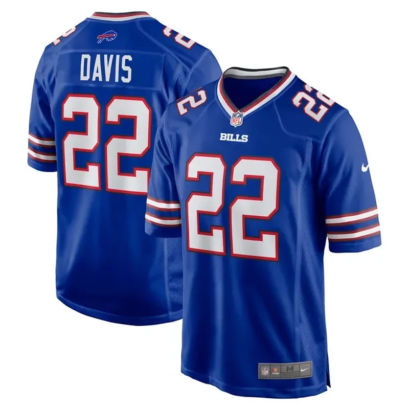 Ray Davis Buffalo Bills Game Jersey Royal