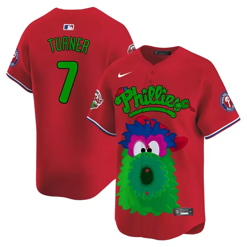 Red Bryce Harper Unisex Phillies Phanatic Vapor Premier Jersey V2 Printed - Image 3
