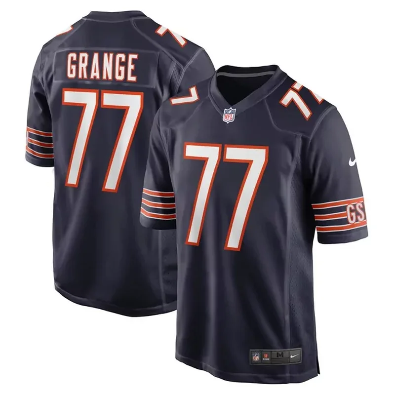 Gale Sayers Chicago Bears 1969 Retired Player Jersey Navy - Image 4