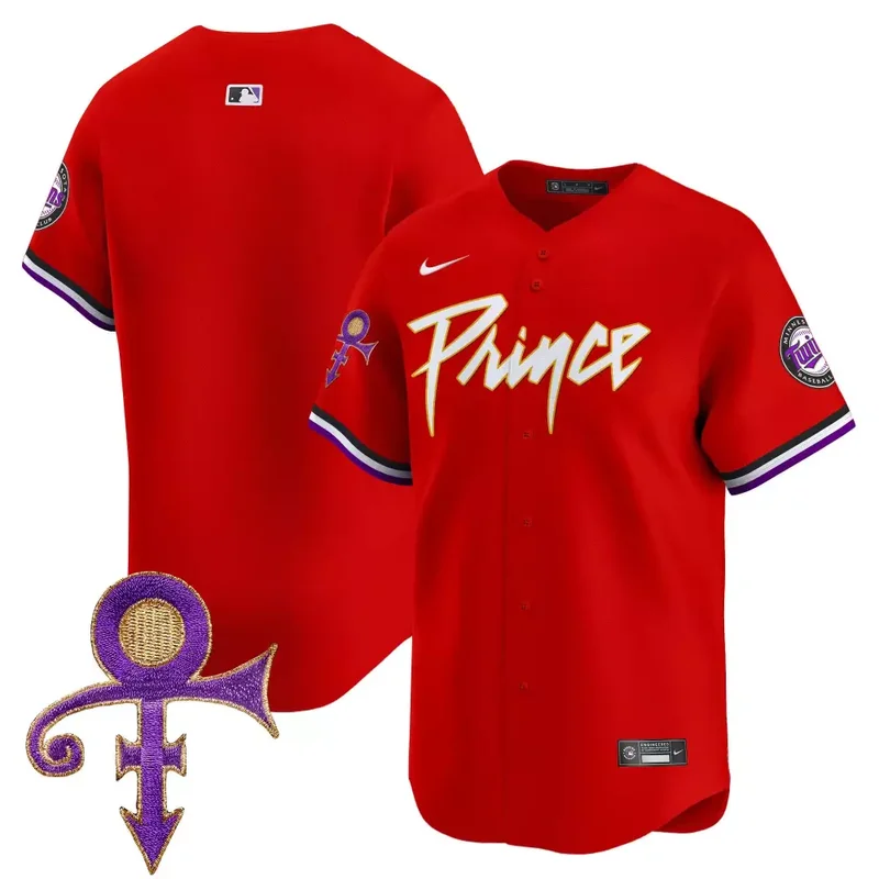 Red Willi Castro Minnesota Twins Prince Patch Vapor Premier Limited Jersey All Stitched - Image 4