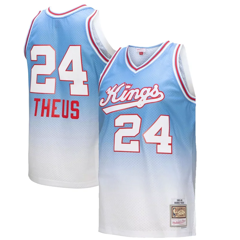 Jason Williams Sacramento Kings 2000/01 Hardwood Classics Fadeaway Player Jersey - Purple/black NBA - Image 3