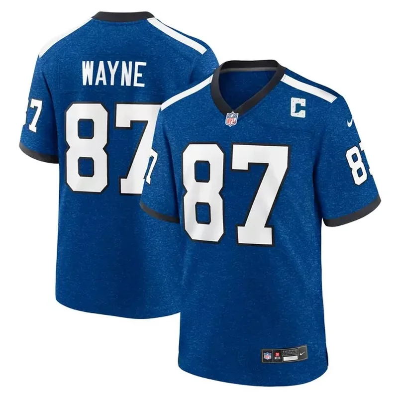 Reggie Wayne Indianapolis Colts Indiana Nights Alternate Game Jersey Royal