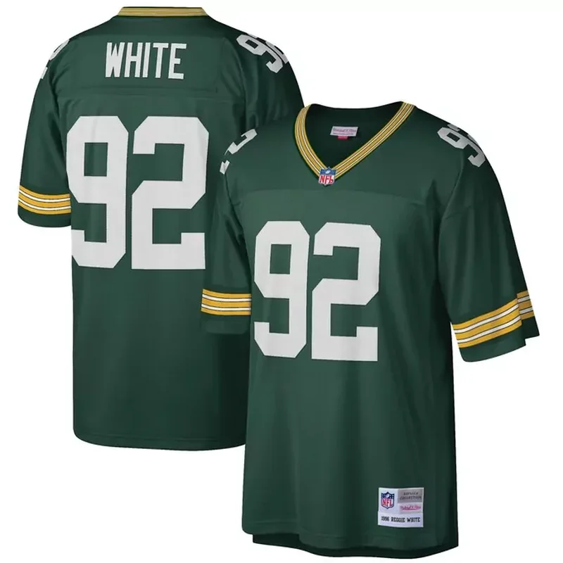 Reggie White Green Bay Packers 1996 Retired Player Jersey Green