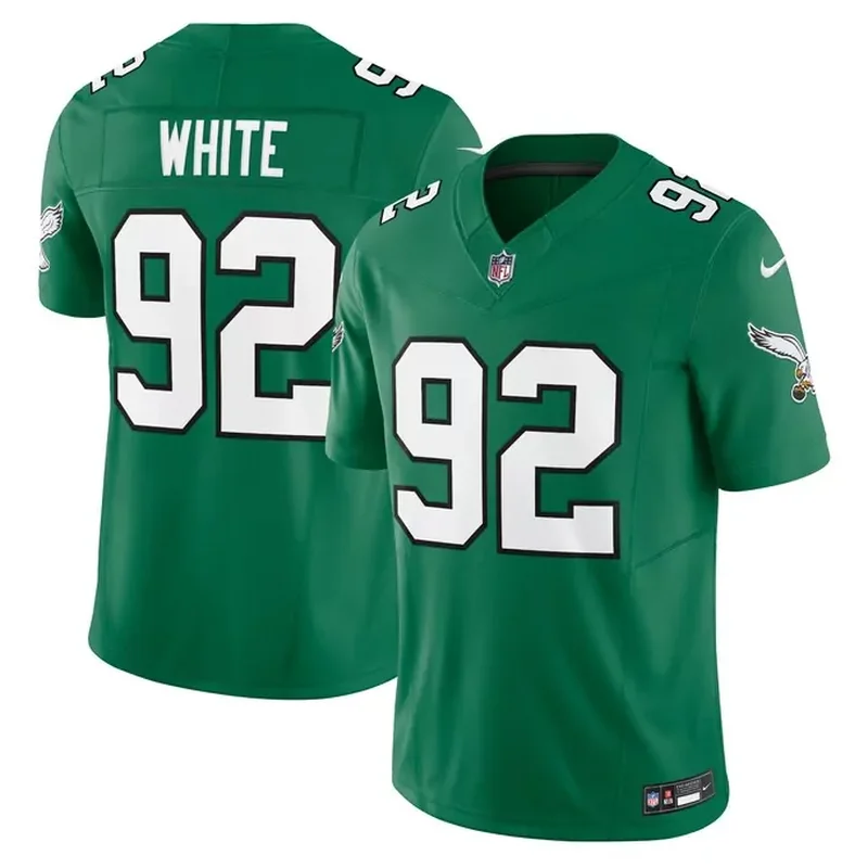 Philadelphia Eagles Team Vapor Fuse Elite Custom Jersey Midnight Green - Image 5