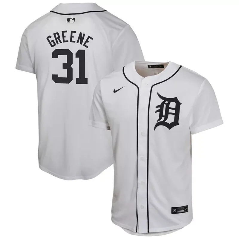 Riley Greene Detroit Tigers Home Game Player Jersey White