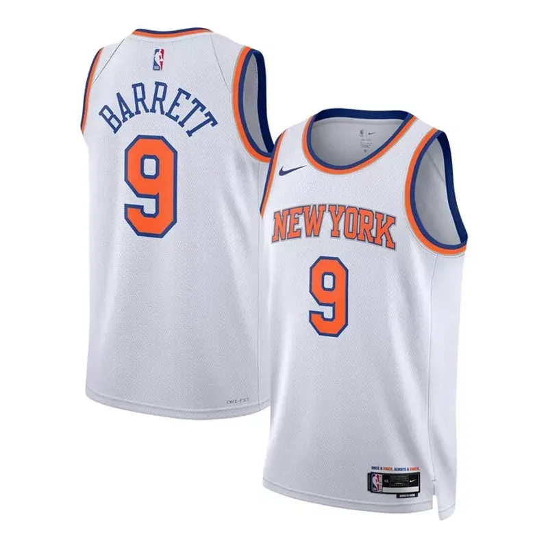 Patrick Ewing New York Knicks 1985/86 Classics 75th Anniversary Jersey Platinum - Image 4