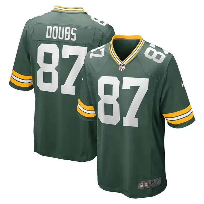 Jordan Love Green Bay Packers 2024 Salute to Service Game Jersey Arctic Camo - Image 4