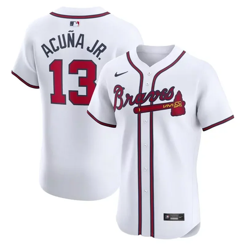 Orlando Arcia Atlanta Braves Home Player Jersey White - Image 4