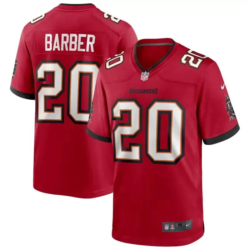 Ronde Barber Tampa Bay Buccaneers Game Retired Player Jersey Red