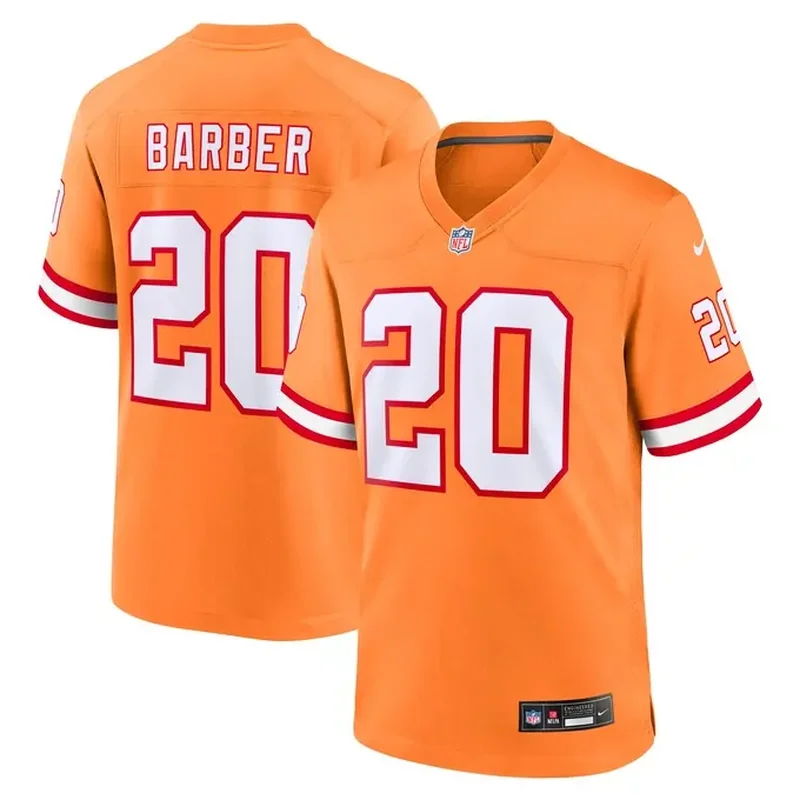 Ronde Barber Tampa Bay Buccaneers Retired Player Game Jersey Orange