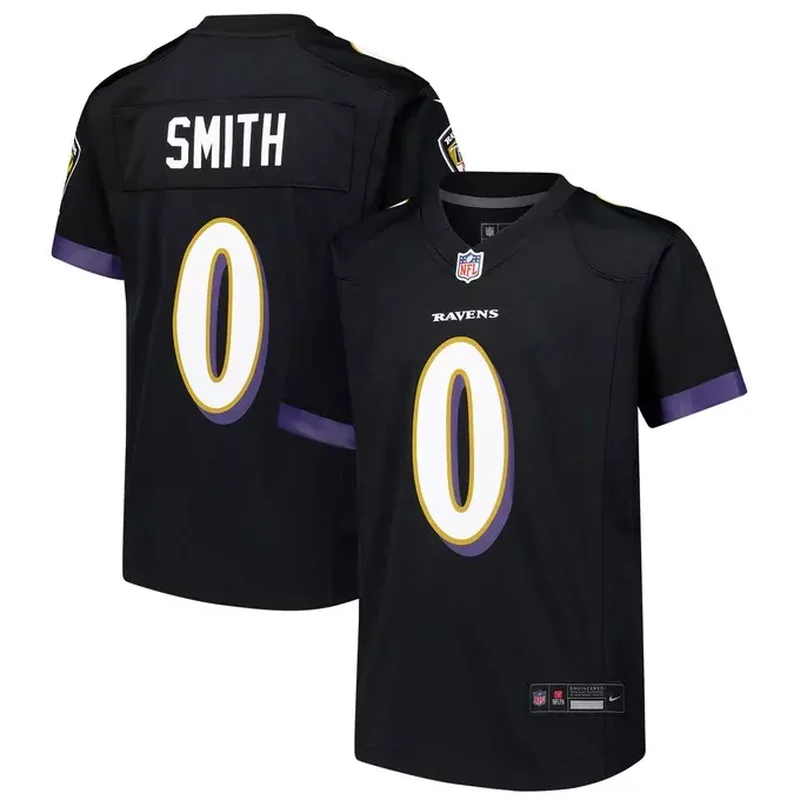 Roquan Smith Baltimore Ravens Alternate Player Game Jersey Black