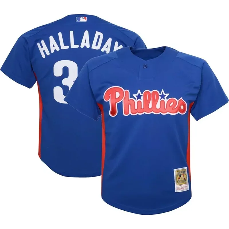 Philadelphia Phillies #1 Dad Home Jersey White - Image 2