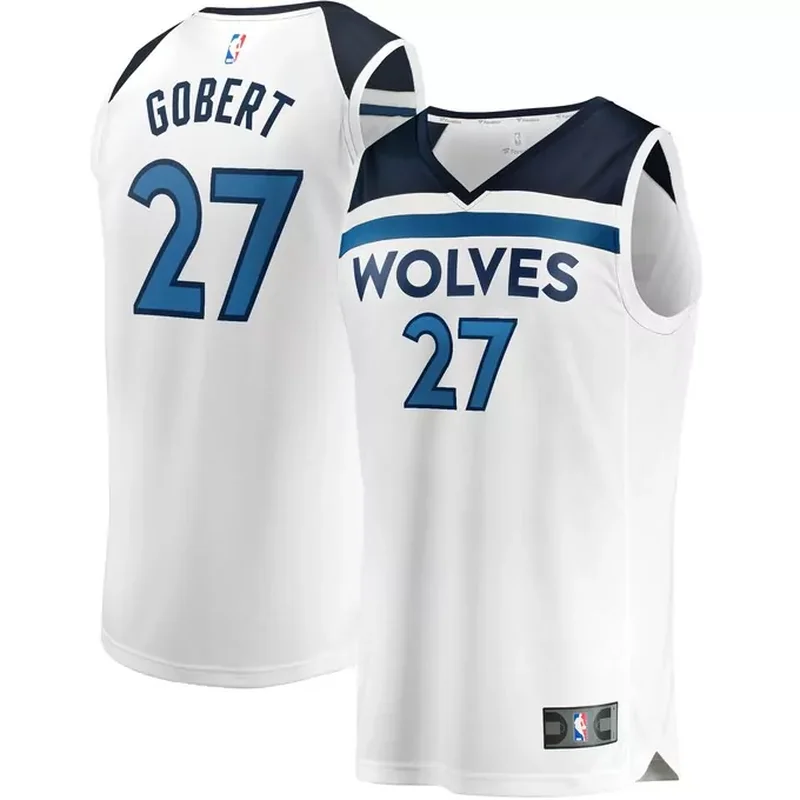 Rudy Gobert Minnesota Timberwolves Fast Break Player Jersey Association Edition White